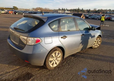 2008 Subaru Impreza 2.5I из США, поврежденный, VIN JF1GH61658H816475